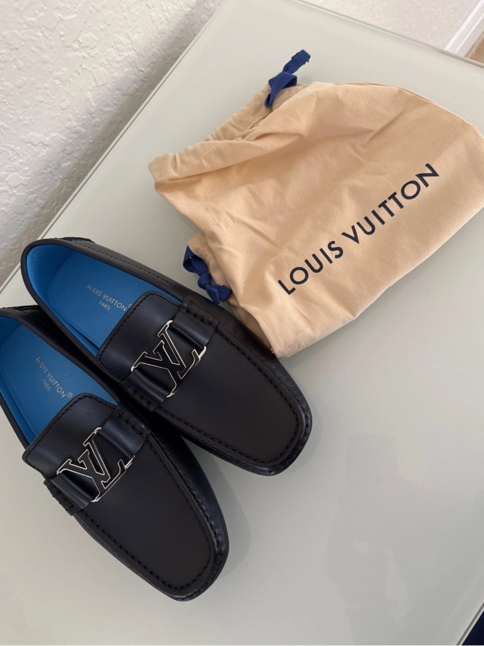 NWTS Louis Vuitton Men's Monte Carlo Mocassin Size 7